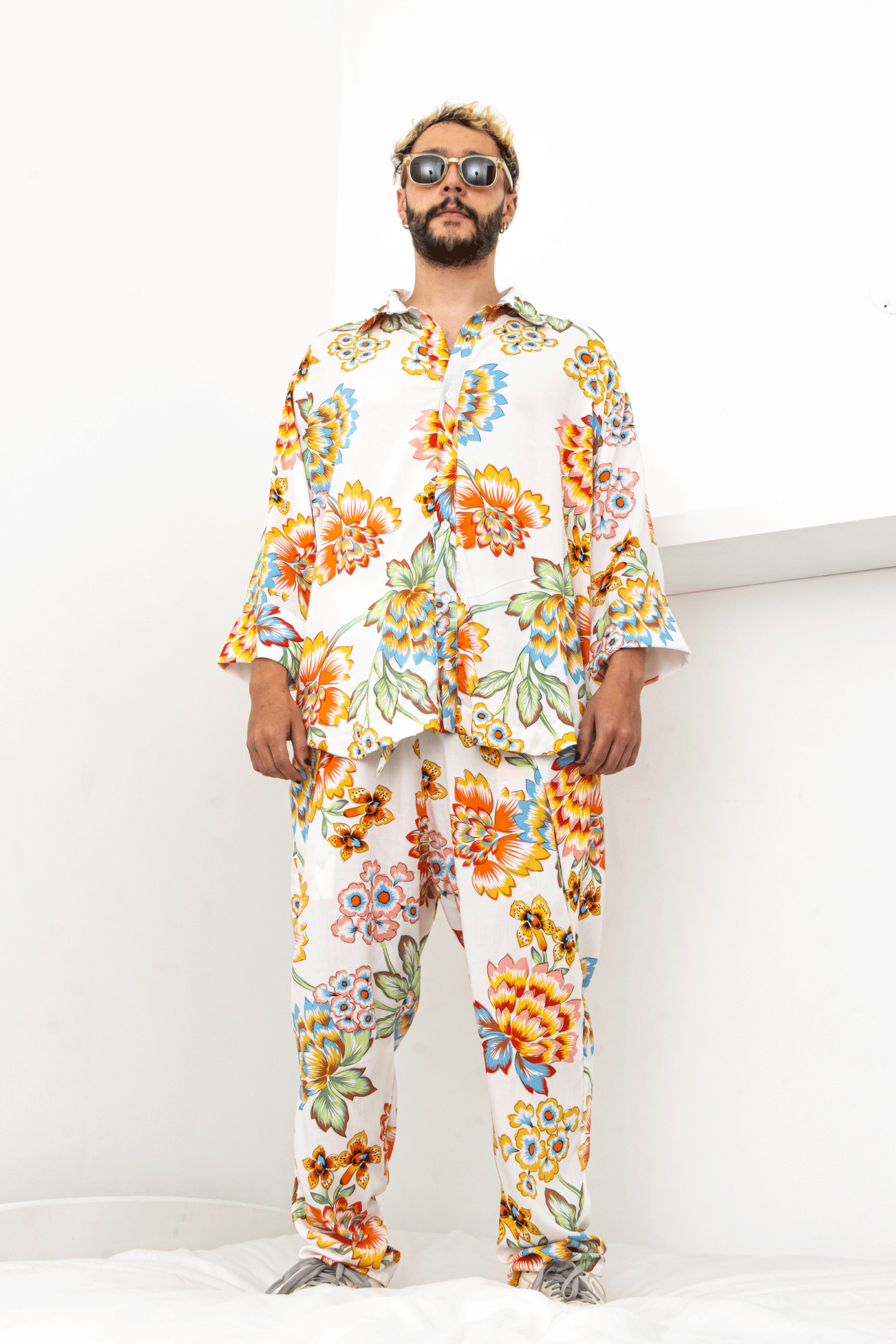 Flowers Samurai Pants