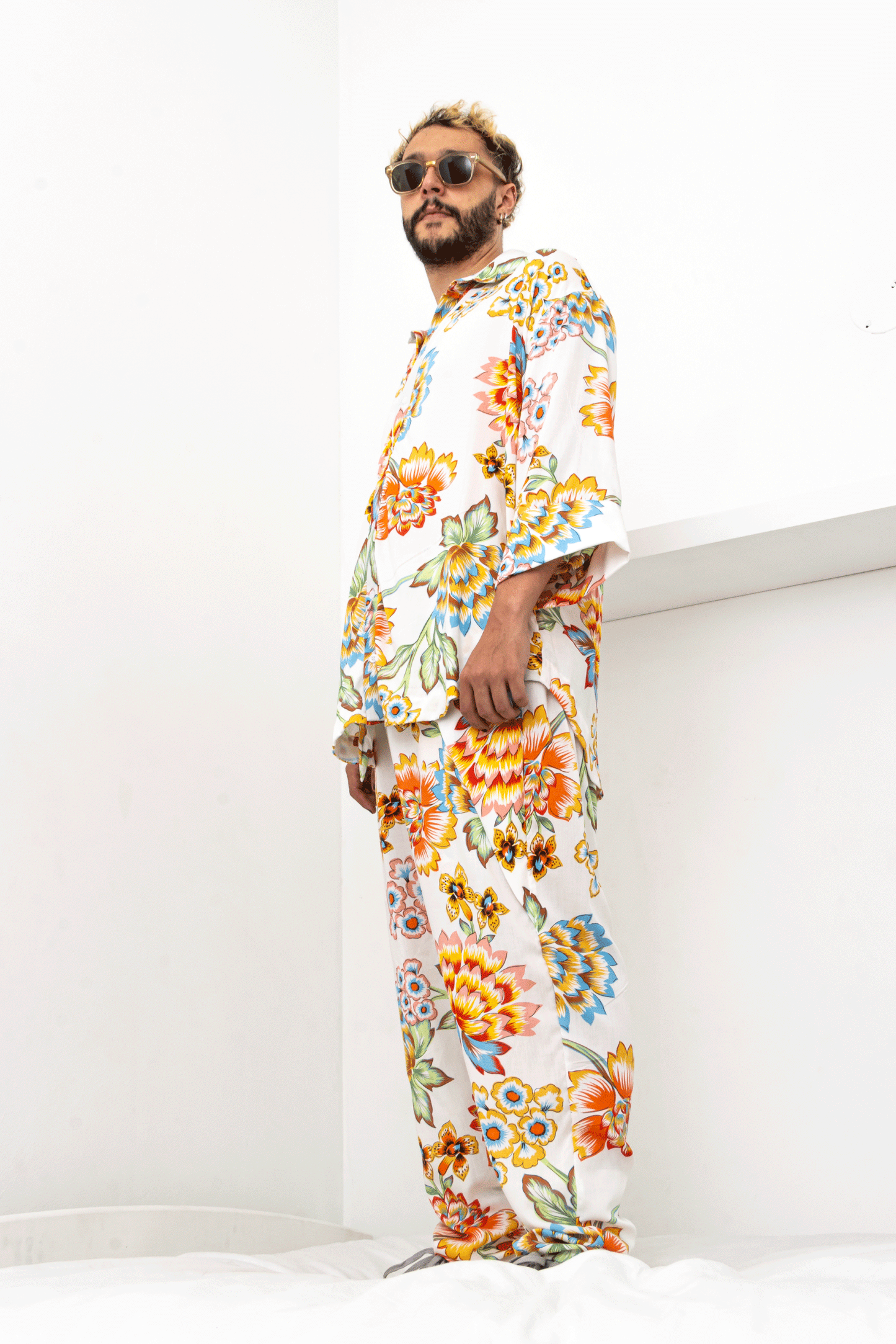 Flowers Samurai Pants