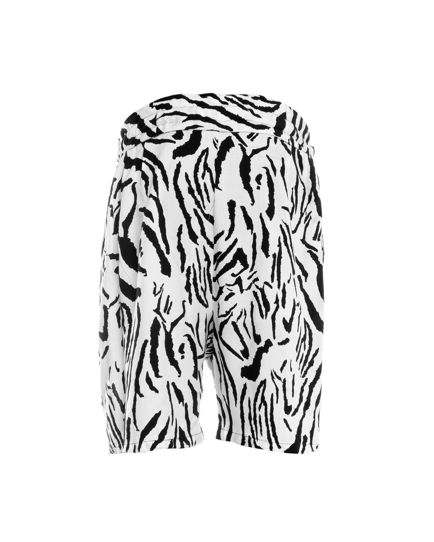 White Zebra Samurai Shorts