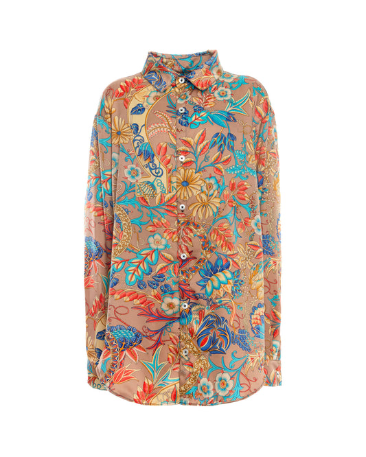 Festival Brown Long Sleeve Shirt