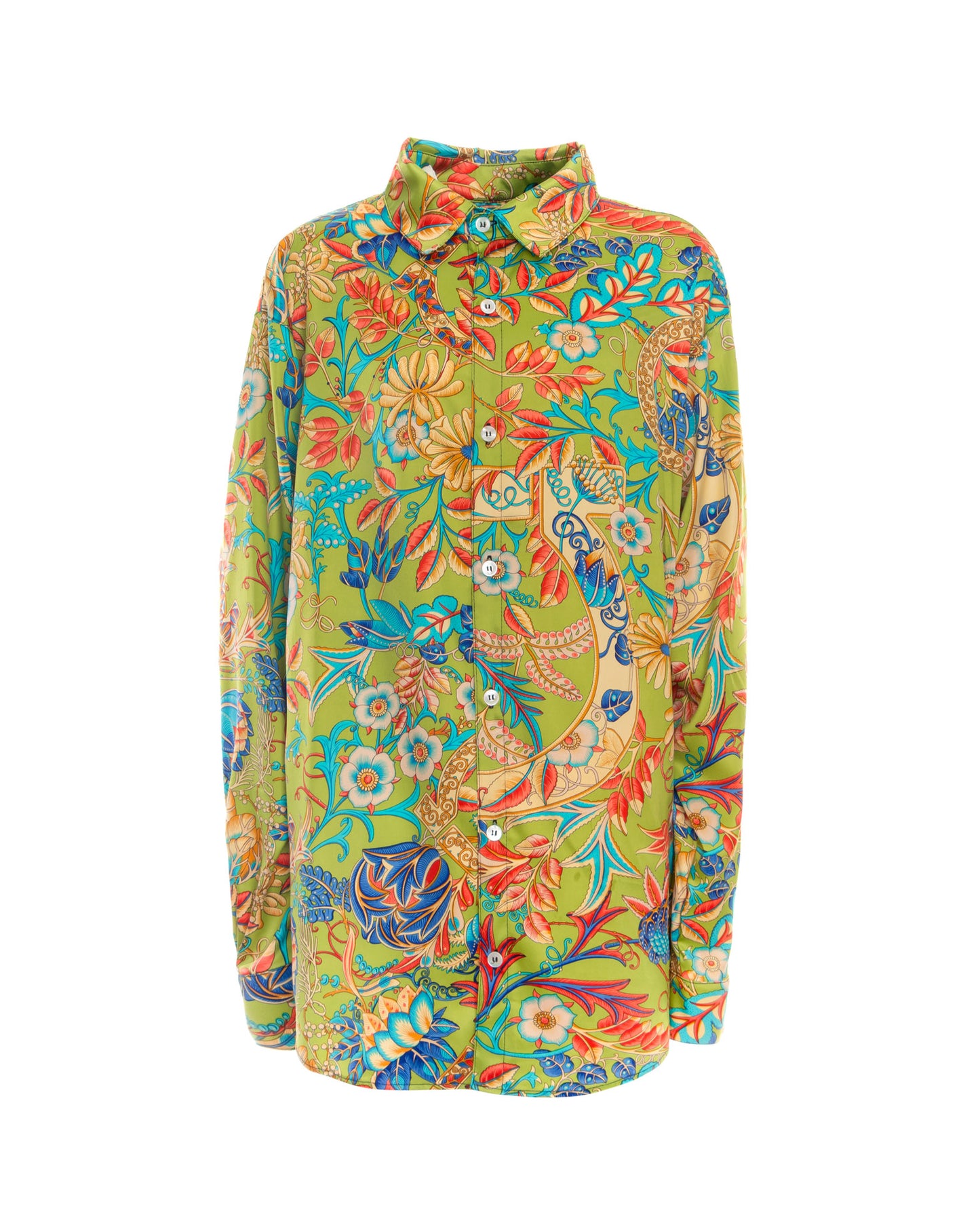 Festival Green Long Sleeve Shirt