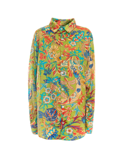 Festival Green Long Sleeve Shirt