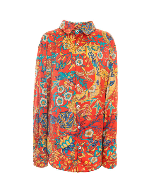 Festival Red Long Sleeve Shirt