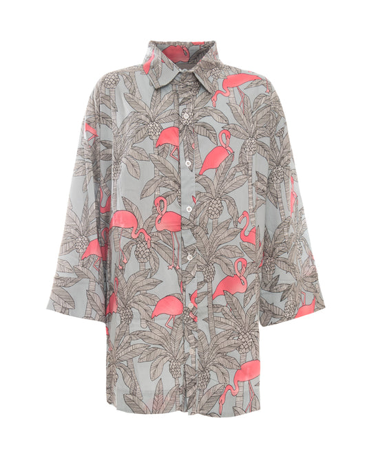 Flamingo 3/4 Sleeve Shirt