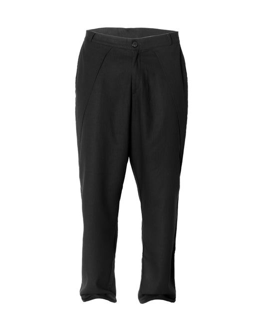 Black Ninja Linen-Cotton Pant