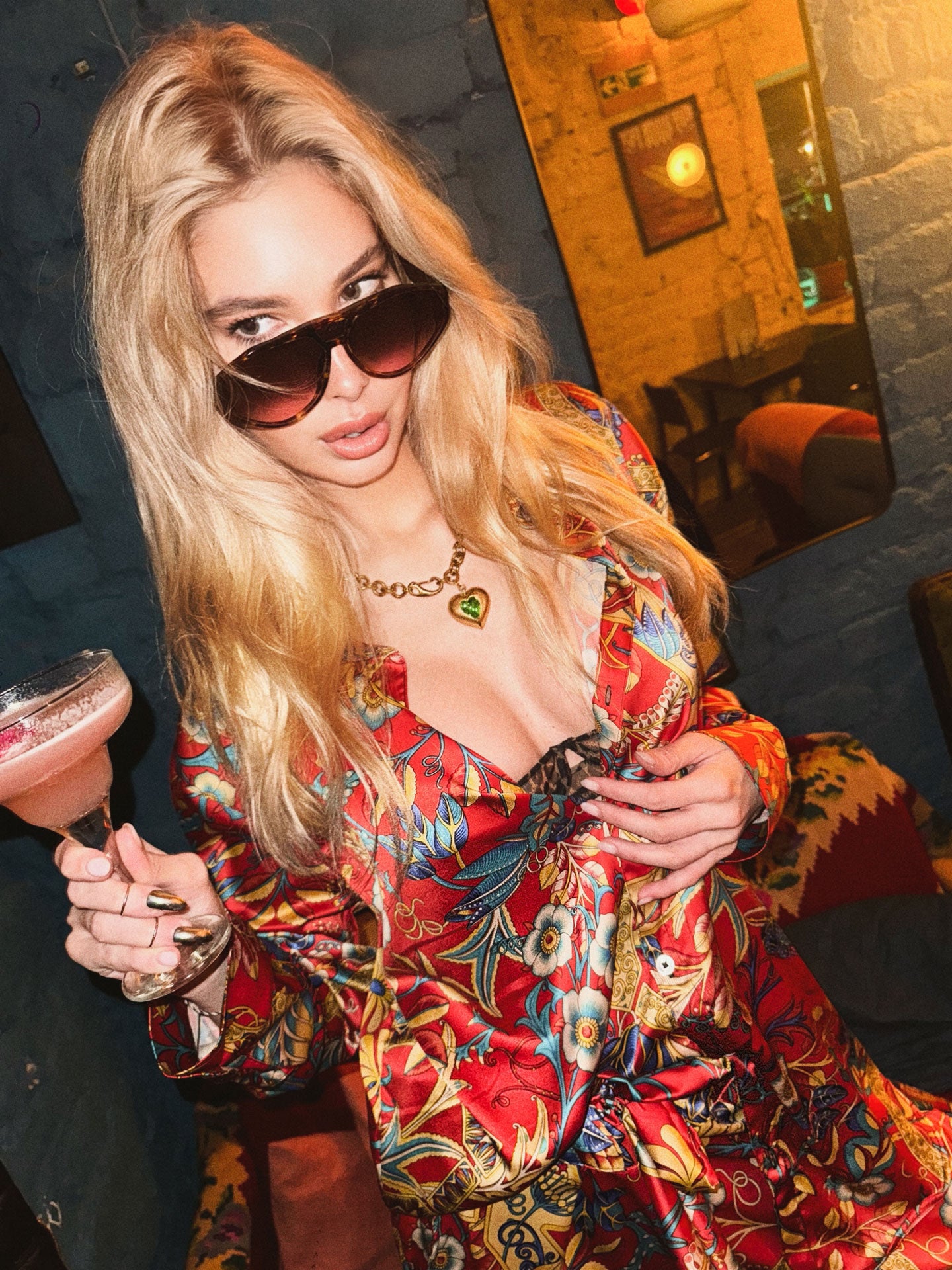 Festival Red Long Sleeve Shirt